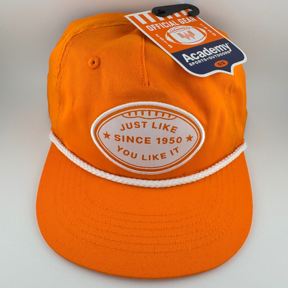 NEW Whataburger‎ Academy Sports Orange Tailgate Rope Hat Snapback Cap Adjustable